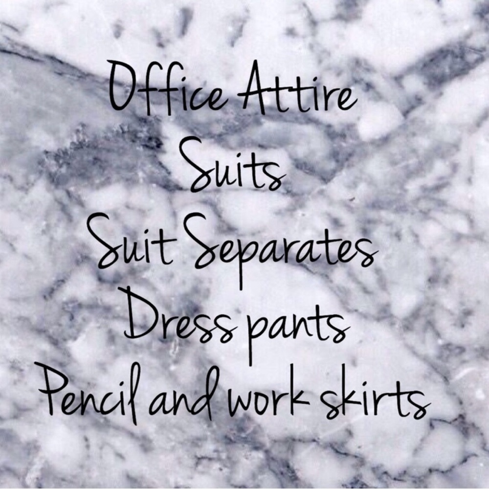 Office attire and business casual